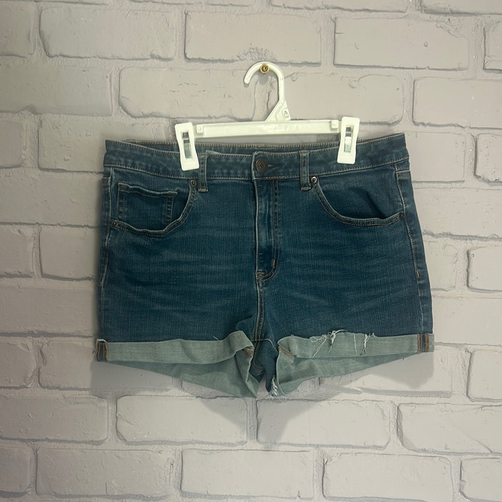 NWOT Aeropostale Dark Blue Jean Shorts size 14